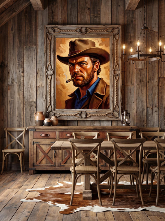 Clint Eastwood Cowboy Portrait