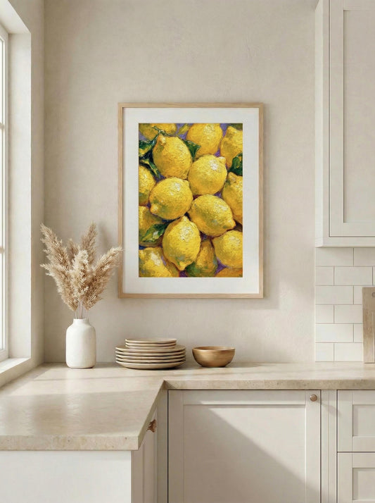Lemons Oil Painting