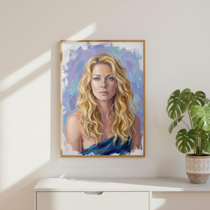 "Gabriella" Oil Painting Art Print