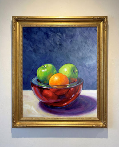 Fruit Bowl Oil Painting