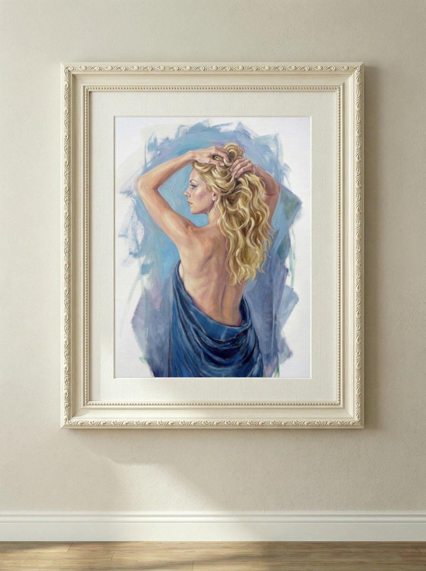 "Gabriella" Female Portrait Oil Painting