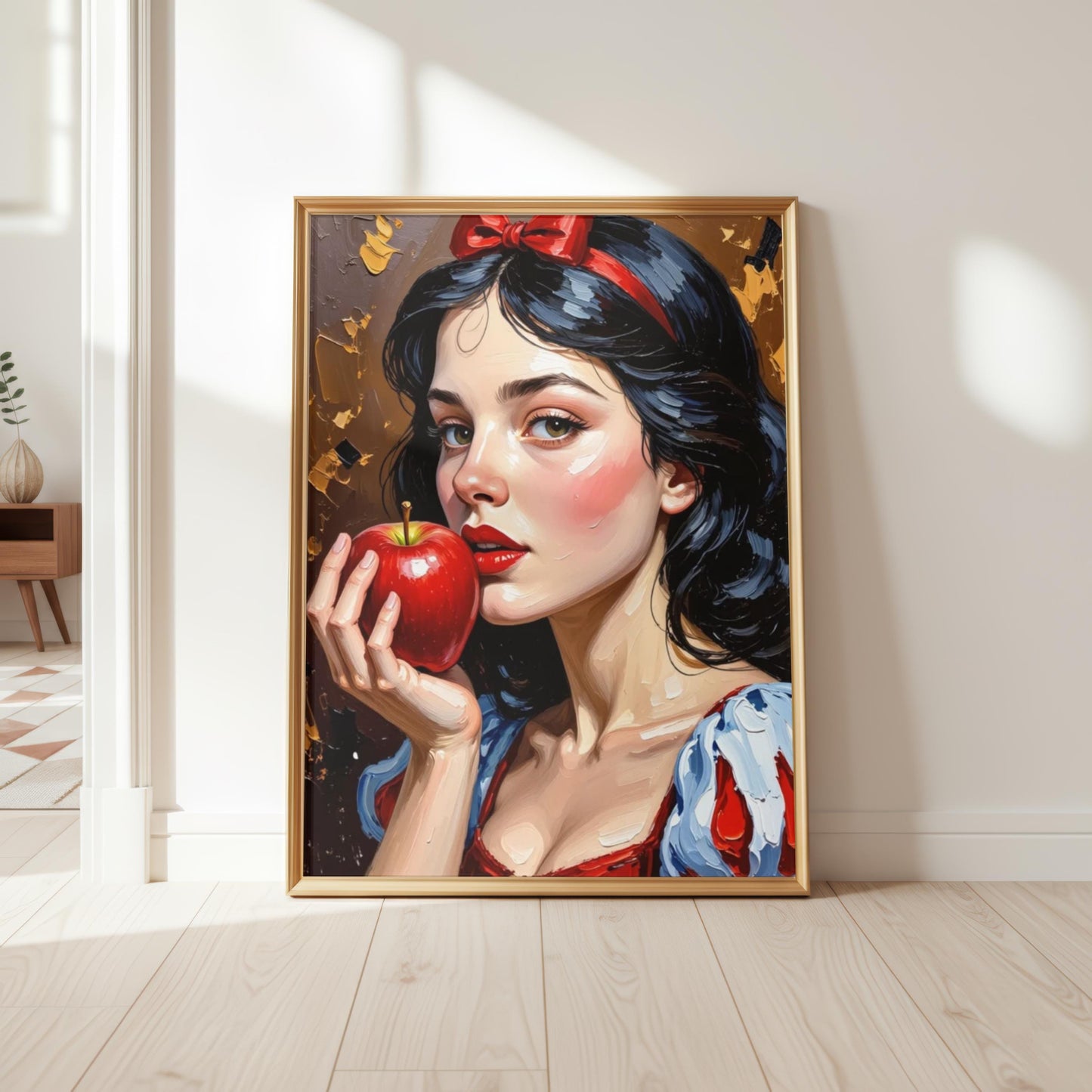 Snow White Oil Painting