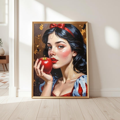 Snow White Oil Painting