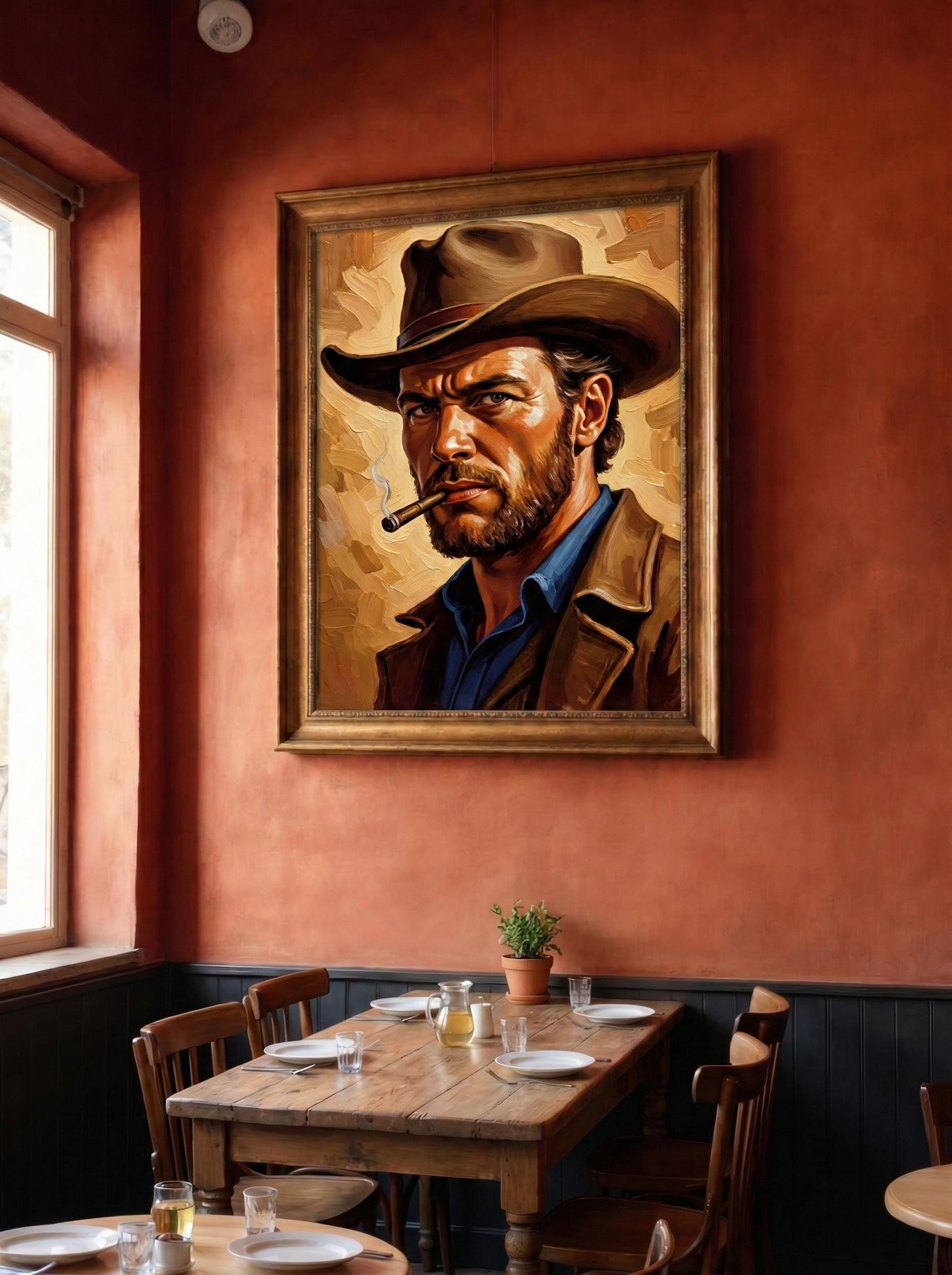 Clint Eastwood Cowboy Portrait