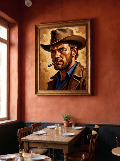 Clint Eastwood Cowboy Portrait