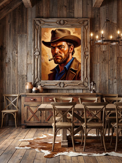 Clint Eastwood Cowboy Portrait