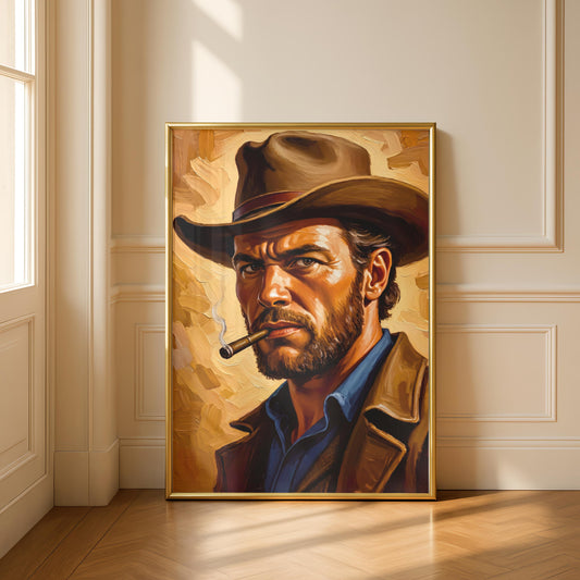 Clint Eastwood Cowboy Portrait