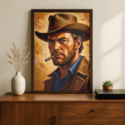 Clint Eastwood Cowboy Portrait
