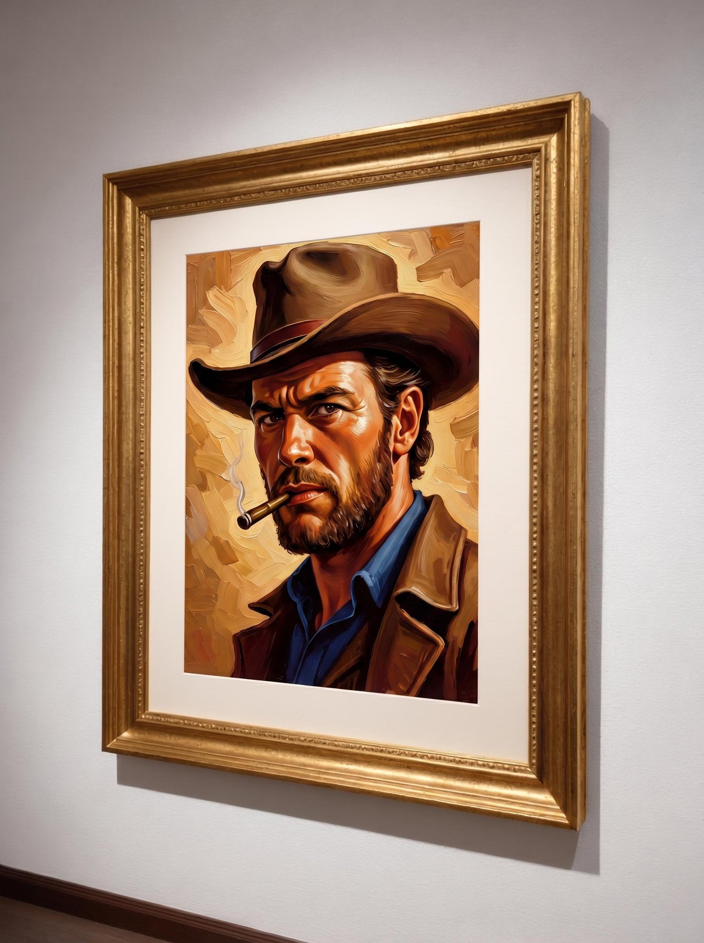 Clint Eastwood Cowboy Portrait