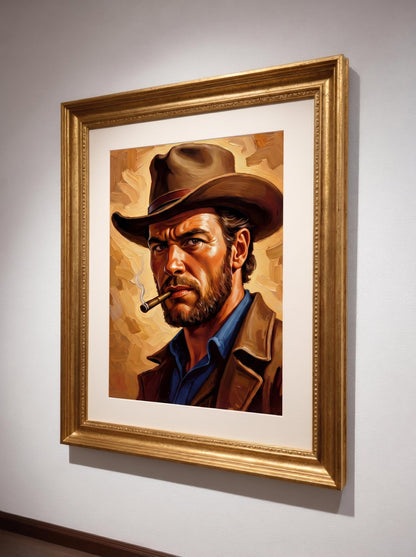 Clint Eastwood Cowboy Portrait