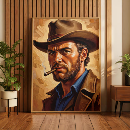 Clint Eastwood Cowboy Portrait
