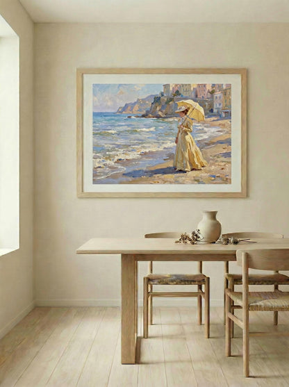 Italian Summer Stroll Art Print