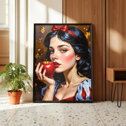 Snow White Oil Painting