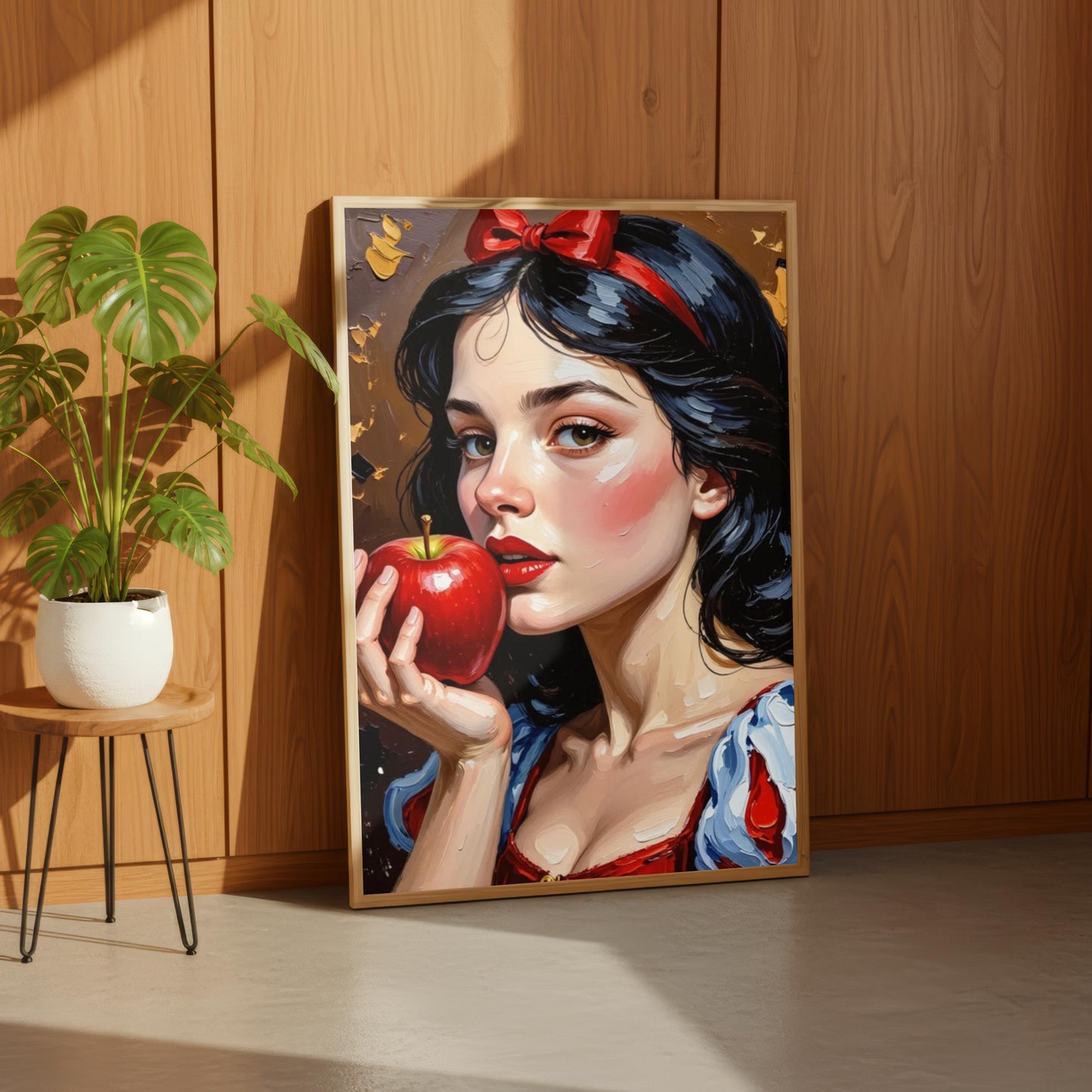 Snow White Oil Painting