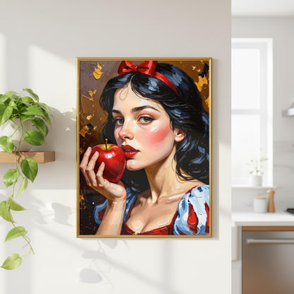 Snow White Oil Painting