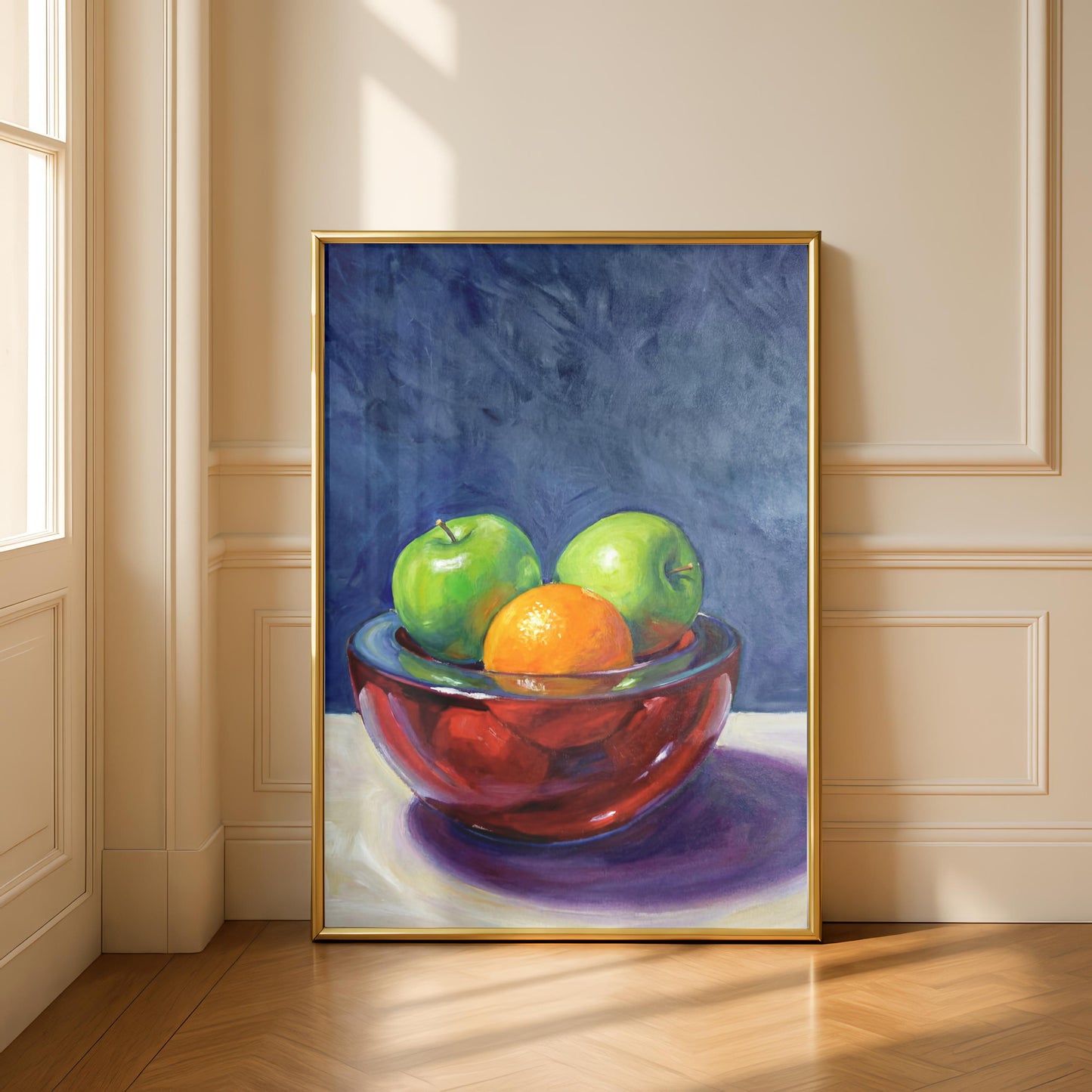 Fruit Bowl Oil Painting