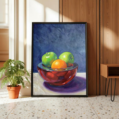 Fruit Bowl Oil Painting