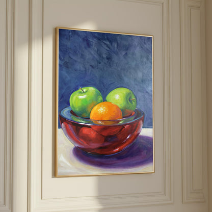 Fruit Bowl Oil Painting