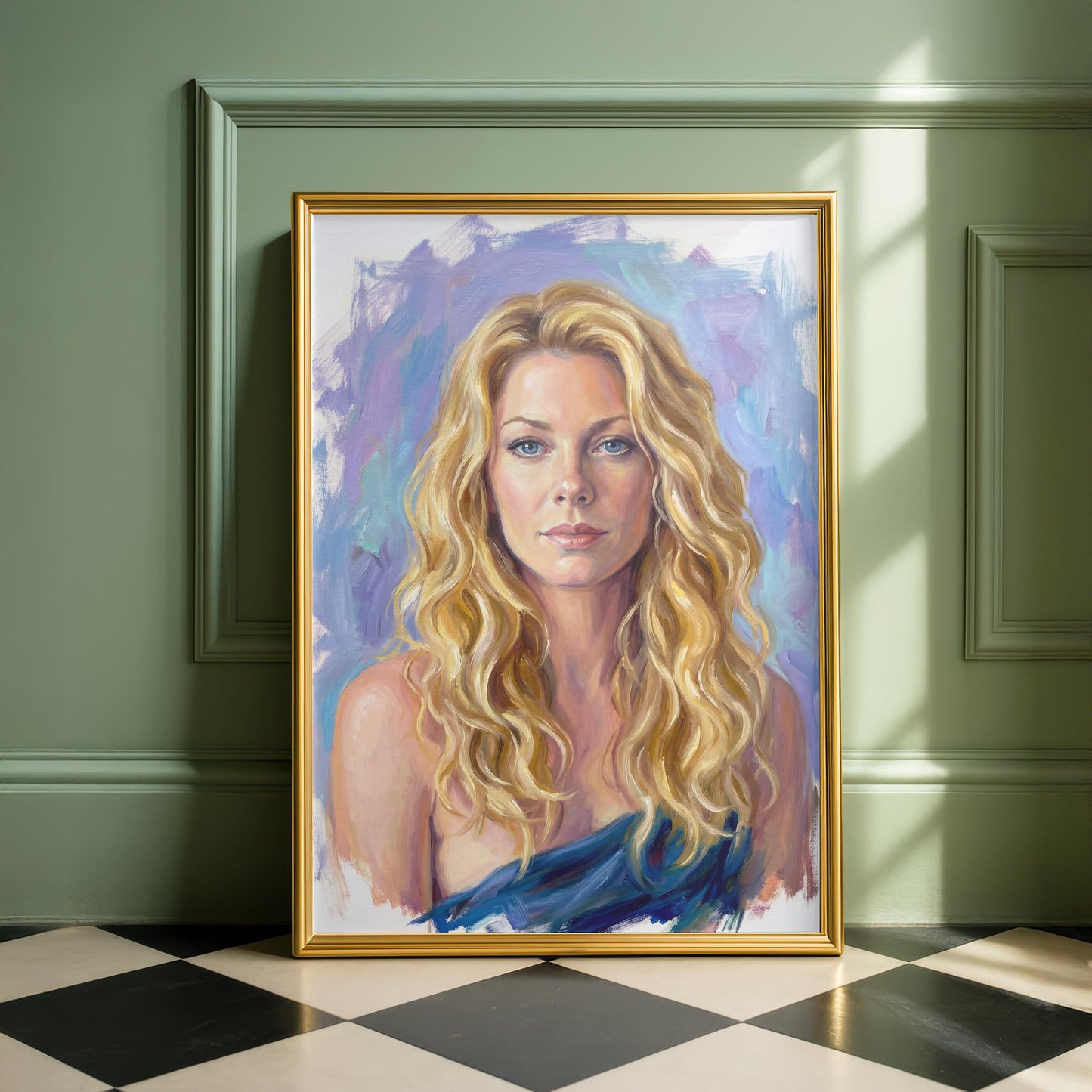 "Gabriella" Oil Painting Art Print