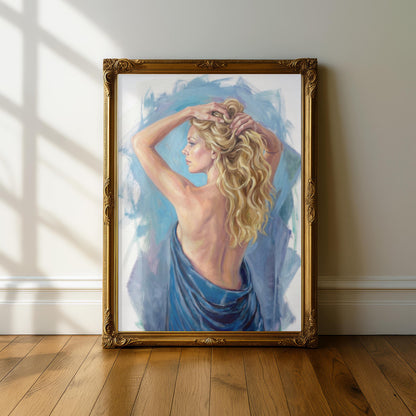 "Gabriella" Female Portrait Oil Painting