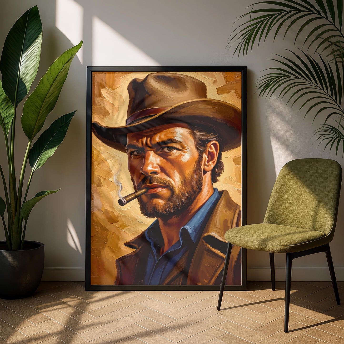 Clint Eastwood Cowboy Portrait