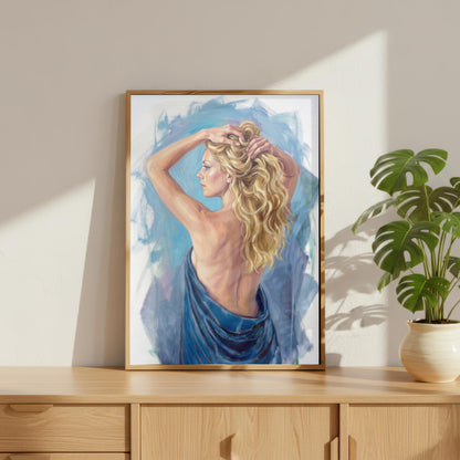 "Gabriella" Female Portrait Oil Painting