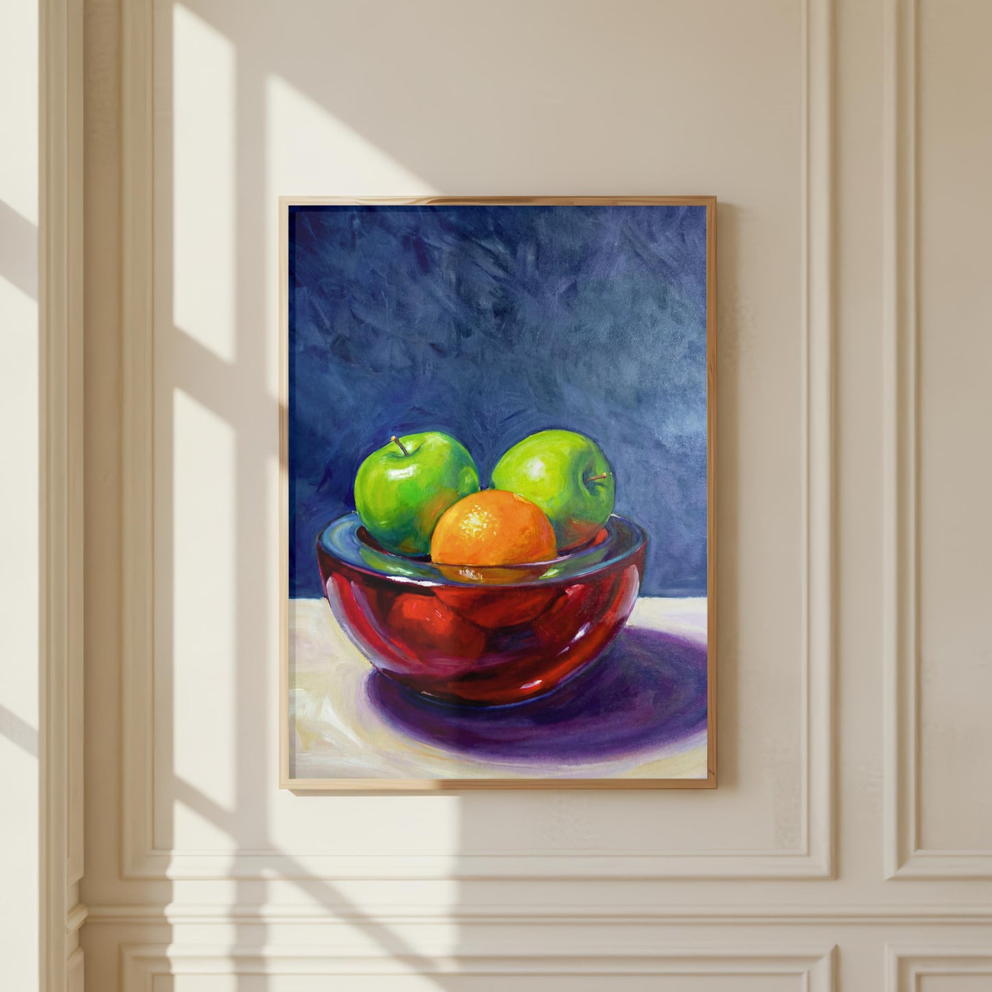 Fruit Bowl Oil Painting