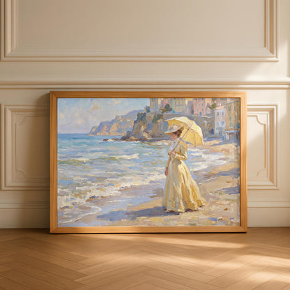 Italian Summer Stroll Art Print