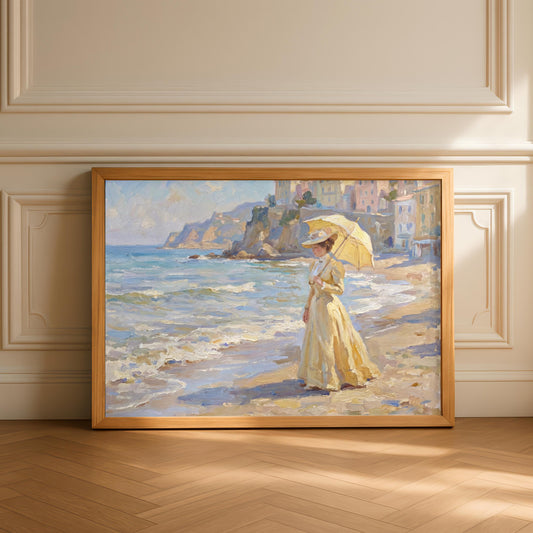 Italian Summer Stroll Art Print