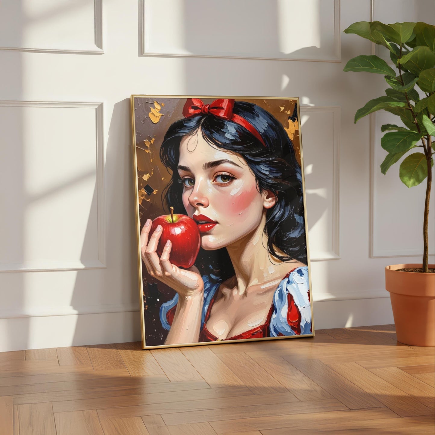 Snow White Oil Painting