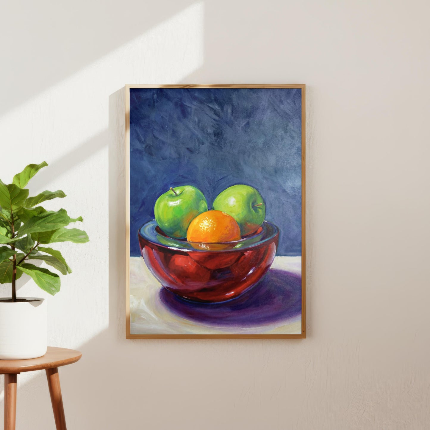 Fruit Bowl Oil Painting