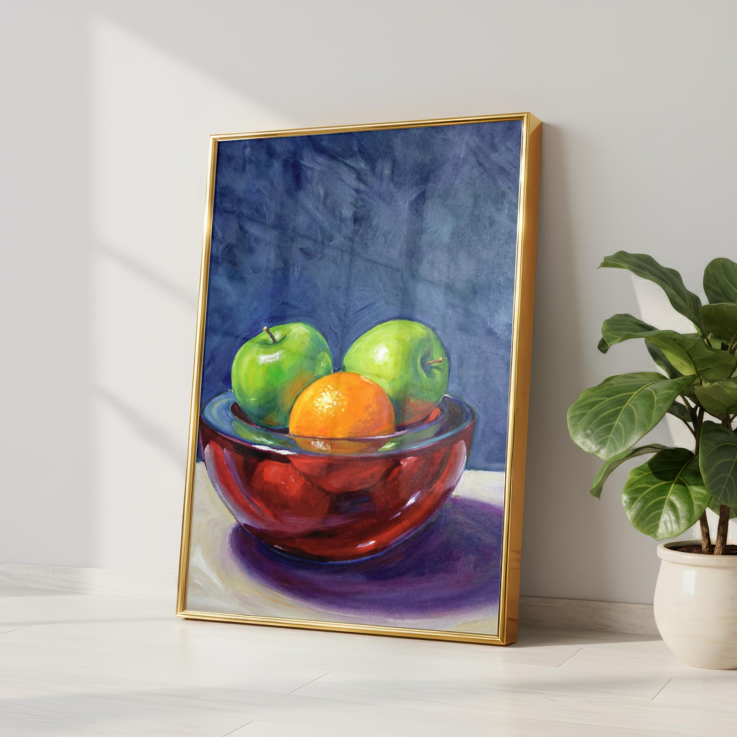 Fruit Bowl Oil Painting