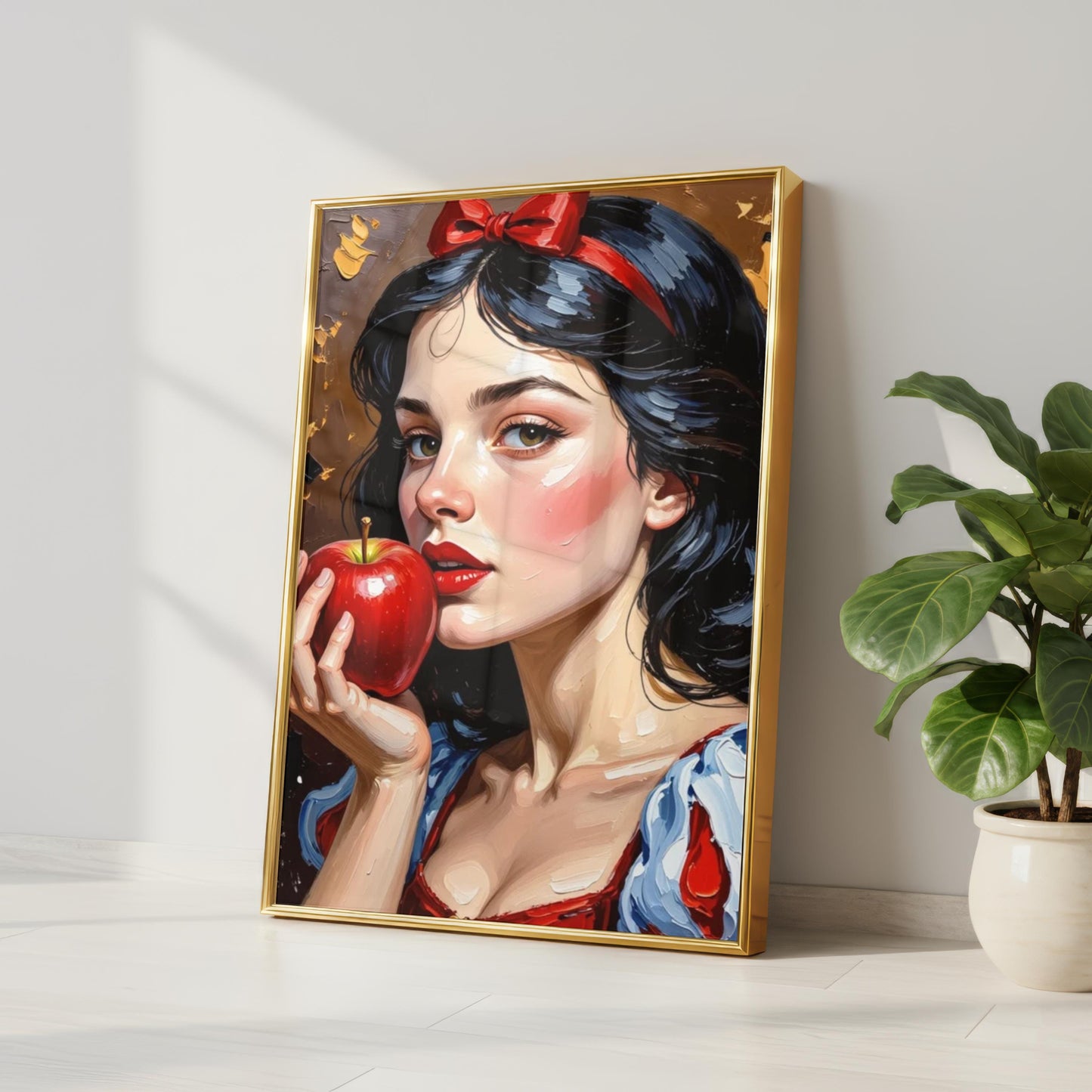 Snow White Oil Painting