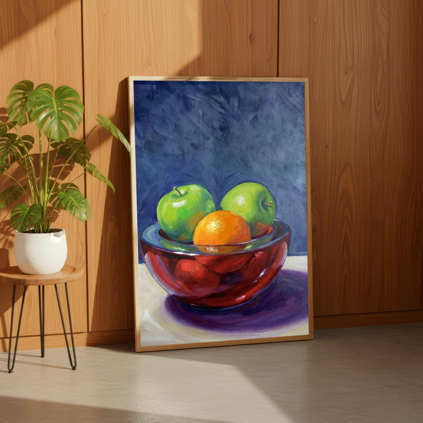 Fruit Bowl Oil Painting