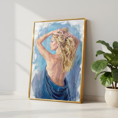 "Gabriella" Female Portrait Oil Painting